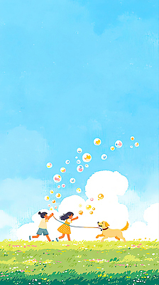 JPG 모양 식물 동물 공원 컬러 일러스트 모션 자연 놀이 하늘 웃음 잔디 여름 친구 봄 산책 거품 개 즐거움 오브젝트 국내일러스트 계절 공공시설 감정 포유류 관계 휴식 표정 생태계 파일형식