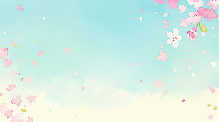 JPG 계절 꽃잎 꽃 감정 화초 분홍색 일러스트 자연 하늘 생명 바람 날씨 따뜻함 풍경 파란색 봄 변화 벚나무 발아 뷰티풀 국내일러스트 자연요소 나무 식물 컬러 컨셉 벚꽃 생태계 파일형식