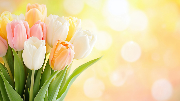 JPG 식물 편집이미지 꽃 분홍색 컬러 꽃다발 백그라운드 자연 탁자 생명 밝음 장식 노란색 봄 튤립 흰색 보케 이미지편집 계절 가구 생태계 파일형식