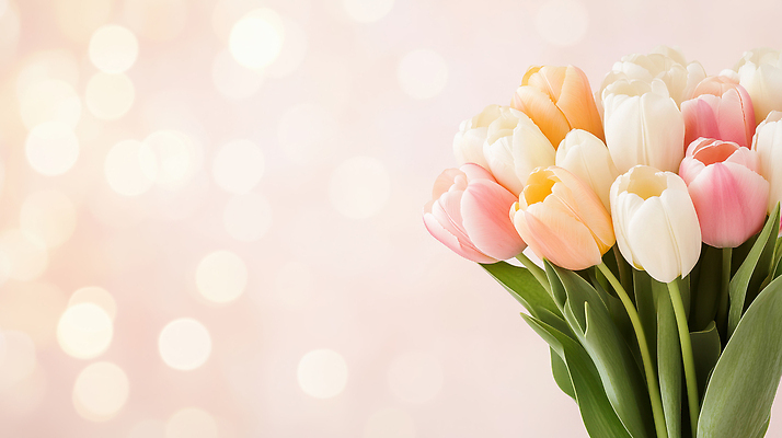 JPG 식물 편집이미지 꽃 행복 화초 컬러 꽃다발 자연 선물 이벤트 장식 봄 튤립 보케 뷰티풀 생화 이미지편집 AI포토 AI콘텐츠 계절 감정 생태계 파일형식