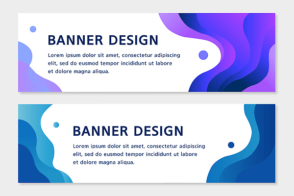 템플릿 디자인 배너 배너템플릿 가로배너 컬러 백그라운드 곡선 그래픽 파란색 디지털 보라색 모던 직사각형 웹배너 배너세트 AI파일 도형 선 웹템플릿 가로 세트 파일형식 벡터