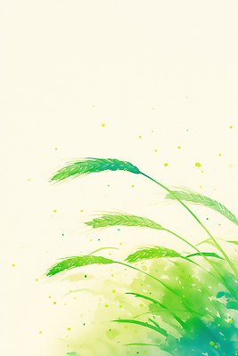 JPG 모양 식물 디자인 예술 선 줄기 컬러 백그라운드 일러스트 자연 창조 잔디 초록색 환경 물감 물방울 그림 장면 청보리 국내일러스트 미술도구 생태계 보리 파일형식