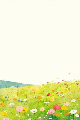 JPG 식물 꽃 컬러 꽃밭 일러스트 자연 하늘 생명 바람 프레임 실내 풍경 잔디 초록색 여름 햇빛 공간 들꽃 자유 언덕 장면 조화 뷰티풀 국내일러스트 AI일러스트 AI콘텐츠 자연요소 계절 컨셉 날씨 내부 태양 생태계 파일형식