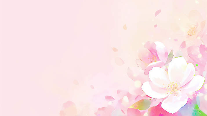 JPG 디자인 꽃잎 꽃 감정 예술 분홍색 컬러 백그라운드 잎 일러스트 자연 따뜻함 봄 중앙 그림 조화 뷰티풀 색감 국내일러스트 식물 계절 생태계 파일형식