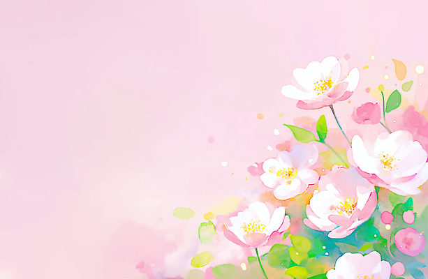 JPG 식물 디자인 꽃 예술 분홍색 컬러 백그라운드 꽃밭 무늬 일러스트 자연 생명 수채화 장식 봄 그림 원예 그림책 뷰티풀 국내일러스트 AI일러스트 AI콘텐츠 계절 취미 책 생태계 파일형식