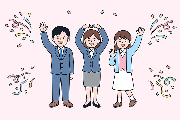 손 행복 컬러 조각 일러스트 비즈니스 모션 함께함 사람 이벤트 축제 기쁨 모임 축하 분위기 즐거움 장면 국내일러스트 AI파일 감정 컨셉 신체부위 파일형식 벡터