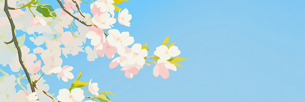 JPG 나무 식물 계절 꽃잎 꽃 분홍색 잎 일러스트 자연 하늘 생명 나뭇잎 풍경 초록색 고요 봄 벚꽃 나뭇가지 국내일러스트 AI일러스트 AI콘텐츠 컬러 생태계 파일형식