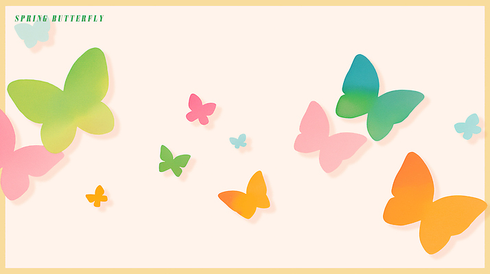 모양 PSD 디자인 꽃 컬러 나비 백그라운드 일러스트 모션 자연 하늘 생명 풍경 공중 봄 자유 비행 그림 생태계 장면 뷰티풀 국내일러스트 식물 계절 곤충 컨셉 파일형식