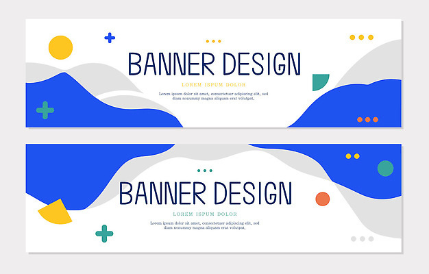 모양 템플릿 디자인 배너 배너템플릿 가로배너 선 컬러 텍스트 추상 그래픽 공간 현수막 배열 경계 모던 예시 스타일 배너세트 AI파일 무늬 가로 세트 파일형식 벡터
