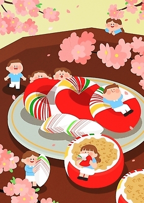 계절 꽃 감정 음식 모션 놀이 디저트 사람 맛 파일형식 벡터 전통 사탕 어린이 과자 만들기 벚꽃 컬러 장식 달콤 즐거움 팬지 놀이터 시간 봄 그림 모양 크기 일러스트 국내일러스트 AI파일 유행