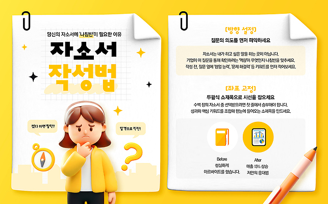 PSD 템플릿 학생 포스터 안내 정보 구직 도움 서식 예시 자기소개서 질의응답 이미지템플릿 컨셉 자기소개 파일형식