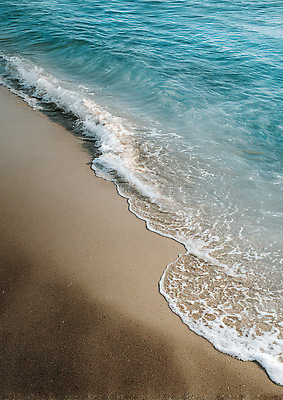 JPG 편집이미지 물결 모래 파도 바다 자연 휴식 풍경 해변 물 여름 햇빛 흐름 수면 편집실사 AI포토 AI콘텐츠 자연요소 계절 컨셉 태양 CG 생태계 파일형식