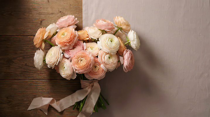 JPG 나무 식물 편집이미지 꽃 화초 줄 꽃다발 백그라운드 자연 조명 바닥 장식 흰색 묶기 배열 라넌큘러스 뷰티풀 편집실사 AI포토 AI콘텐츠 컬러 모션 CG 생태계 파일형식