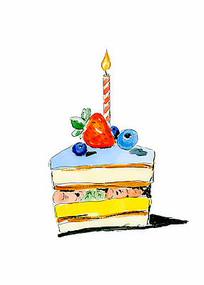 JPG 기념일 컬러 과일 일러스트 재료 초 딸기 디저트 아이디어 이벤트 파티 케이크 축하 출산 생일파티 생일 그림 블루베리 층 국내일러스트 AI일러스트 AI콘텐츠 음식 컨셉 파일형식