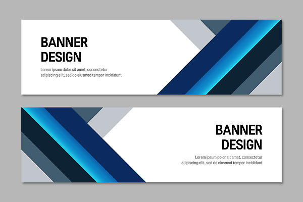 모양 템플릿 디자인 배너 배너템플릿 선 컬러 그래픽 파란색 회색 모던 정리 직사각형 비율 구분 AI파일 도형 파일형식 벡터