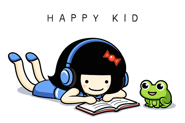 동물 어린이 일러스트 모션 상상 놀이 바닥 개구리 웃음 취미 일상 책 학습 헤드폰 시간 읽기 즐거움 주말 국내일러스트 AI파일 교육 감정 음향기기 표정 양서류 사람 라이프 파일형식 벡터