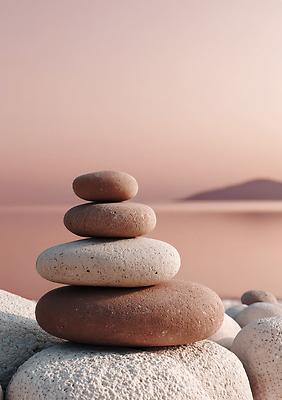 JPG 편집이미지 바다 자연 하늘 프레임 풍경 쌓기 고요 돌_바위 부드러움 색감 수평선 편집실사 AI컴퓨터그래픽 AI콘텐츠 모션 감각 CG 생태계 파일형식