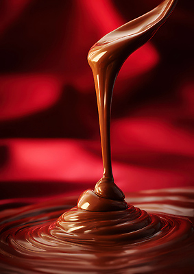 JPG 편집이미지 음식 백그라운드 재료 디저트 따뜻함 발렌타인데이 요리 초콜릿 흐름 액체 달콤 부드러움 편집실사 AI포토 AI콘텐츠 컨셉 데이이벤트 감각 맛 CG 파일형식