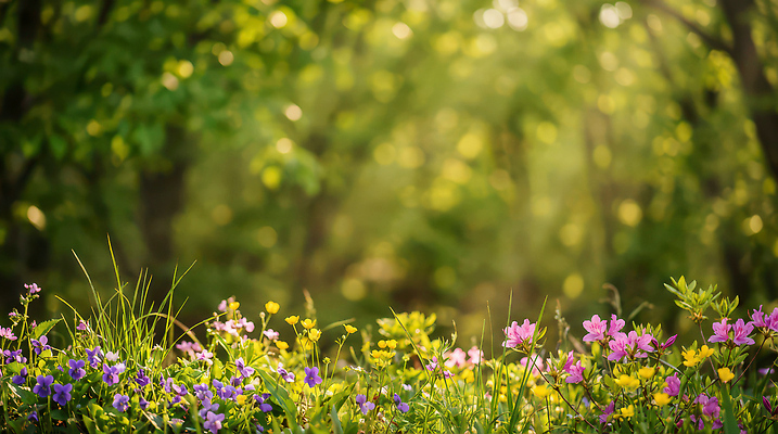 JPG 나무 식물 편집이미지 꽃 컬러 자연 생명 조명 풍경 잔디 여름 햇빛 봄 숲 땅 편집실사 AI포토 AI콘텐츠 계절 태양 CG 생태계 파일형식