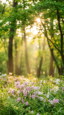 JPG 나무 식물 편집이미지 꽃 자연 산 풍경 잔디 여름 햇빛 환경 정원 봄 산책 숲 편집실사 AI포토 AI콘텐츠 계절 휴식 태양 CG 생태계 파일형식