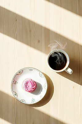 JPG 나무 편집이미지 커피 음식 분홍색 탁자 아침 디저트 컵 빛 카페 뜨거움 연기 차가움 마카롱 편집실사 AI포토 AI콘텐츠 주간 식물 식기 음료 컬러 가구 상점 CG 파일형식