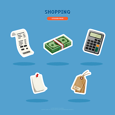 문구용품 금융 쇼핑 라벨 사무용품 장비 재산 파일형식 벡터 스티커 영수증 돈 계산기 메모지 꼬리표 백그라운드 아이템 디자인 그래픽 소비 필기구 가격 계산 구매 고객 상점 쇼핑몰 일러스트 국내일러스트 AI파일