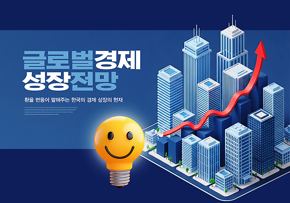 PSD 편집이미지 상징 그래프 한국 풍경 빌딩 금융 경제 글로벌 자료 성장 도시 변화 분석 투자 이미지편집 아시아 컨셉 비즈니스 건물 파일형식