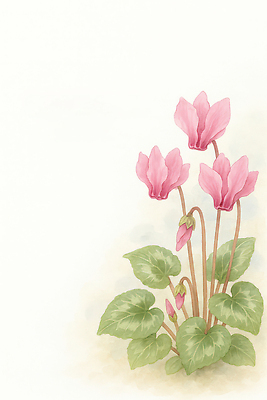 JPG 식물 꽃 화초 분홍색 잎 일러스트 자연 생명 수채화 여름 정원 봄 성장 제비꽃 원예 식물원 화단 정원가꾸기 꽃길 국내일러스트 AI일러스트 AI콘텐츠 계절 길 컬러 취미 생태계 파일형식