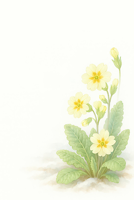 JPG 식물 계절 꽃 화초 백그라운드 잎 일러스트 자연 생명 수채화 풍경 초록색 노란색 정원 성장 꽃봉오리 국내일러스트 AI일러스트 AI콘텐츠 컬러 생태계 파일형식