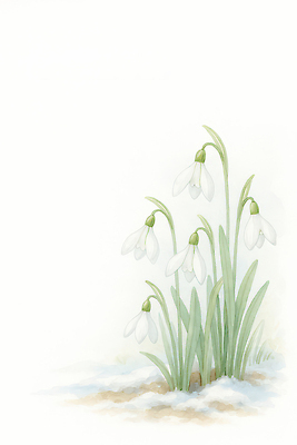 JPG 식물 계절 꽃잎 꽃 화초 잎 겨울 일러스트 자연 생명 수채화 환경 성장 땅 생태계 온도 초봄 국내일러스트 AI일러스트 AI콘텐츠 봄 파일형식