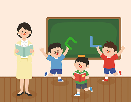 문자 손 알파벳 교육 어린이 일러스트 교실 학교 모션 놀이 수업 표정 한글 책 학습 교사 읽기 즐거움 그림 학원 국어교육 참여 국내일러스트 AI파일 직업 영어 감정 사람 신체부위 파일형식 벡터