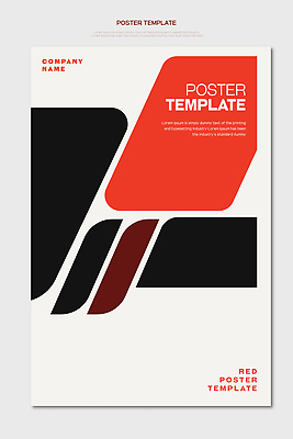 템플릿 표지디자인 디자인 표지 산업 포스터 컬러 북커버 회사 비즈니스 그래픽 빨간색 자료 정보 배열 레이아웃 기초 단순화된 예시 표준 이미지템플릿 AI파일 파일형식 벡터
