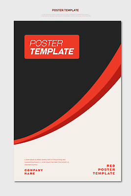 템플릿 표지디자인 디자인 표지 포스터 백그라운드 곡선 북커버 회사 비즈니스 텍스트 빨간색 검은색 자료 알림 만들기 마케팅 이미지템플릿 AI파일 선 컬러 모션 파일형식 벡터