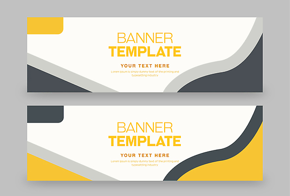 모양 템플릿 디자인 배너 배너템플릿 가로배너 컬러 텍스트 추상 그래픽 노란색 현수막 알림 직선 모던 마케팅 배너세트 프로모션 AI파일 선 무늬 이벤트 가로 세트 파일형식 벡터