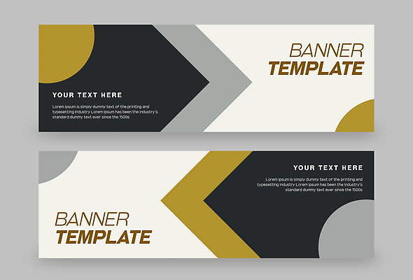 템플릿 디자인 배너 배너템플릿 가로배너 컬러 추상 그래픽 가로 노란색 현수막 알림 레이아웃 기하학 마케팅 표기 배너세트 AI파일 무늬 세트 기록 파일형식 벡터