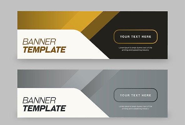 템플릿 디자인 배너 배너템플릿 가로배너 산업 컬러 텍스트 커뮤니케이션 추상 그래픽 노란색 공간 현수막 알림 나란히 마케팅 배너세트 프로모션 AI파일 무늬 이벤트 가로 세트 파일형식 벡터