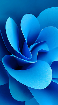 JPG 모양 편집이미지 디자인 꽃 종이 예술 컬러 조각 백그라운드 곡선 추상 실내 장식 파란색 구출 만들기 뷰티풀 이미지편집 AI컴퓨터그래픽 AI콘텐츠 식물 선 무늬 모션 내부 도움 파일형식