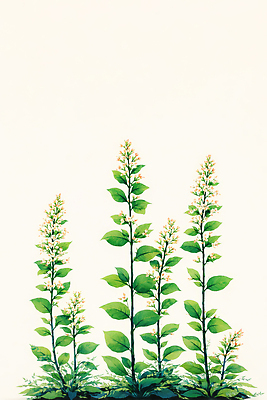 JPG 식물 꽃 화초 줄기 잎 농업 일러스트 자연 생명 초원 초록색 여름 환경 정원 성장 배열 원예 국내일러스트 AI일러스트 AI콘텐츠 계절 산업 컬러 취미 생태계 파일형식