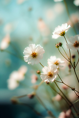 JPG 모양 식물 편집이미지 꽃잎 꽃 줄기 컬러 백그라운드 자연 여름 파란색 햇빛 봄 들꽃 성장 뷰티풀 편집실사 AI포토 AI콘텐츠 계절 태양 CG 생태계 파일형식