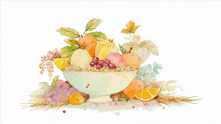 JPG 그릇 디자인 예술 음식 컬러 과일 일러스트 재료 자연 포도 아침 디저트 귤 곡류 건강 식사 아침식사 사과 스케치 브런치 국내일러스트 AI일러스트 AI콘텐츠 주간 식기 미술 생태계 파일형식