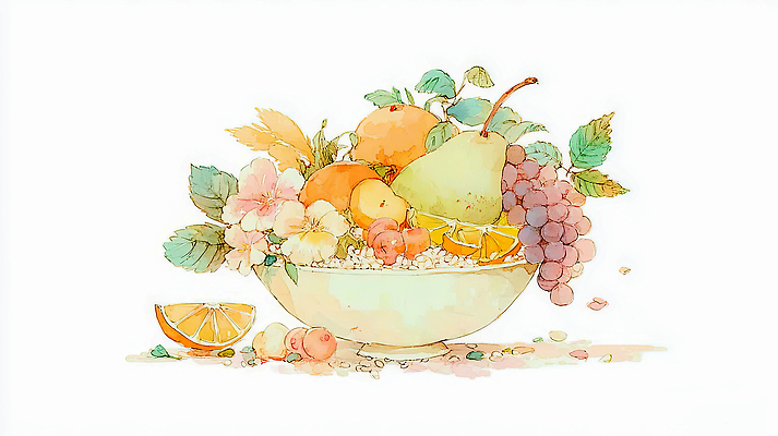 JPG 식물 그릇 디자인 꽃 예술 컬러 과일 일러스트 자연 수채화 샌드위치 건강 장식 신선 맛 아침식사 배열 오브젝트 그림 브런치 디테일 국내일러스트 AI일러스트 AI콘텐츠 식기 음식 컨셉 식사 생태계 파일형식