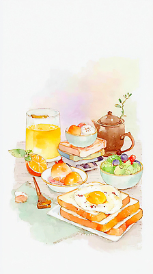 JPG 음료 음식 채소 과일 일러스트 식탁 탁자 아이스크림 디저트 요리 주방 식사 샐러드 아침식사 과일주스 브런치 건강식 식사준비 국내일러스트 가구 주스 준비 파일형식