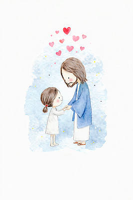 JPG 손 감정 기독교 종교 일러스트 가족 관계 함께함 따뜻함 사랑 소녀 교회 희망 만남 예수 그림 심리 교훈 섬김 은혜 국내일러스트 AI일러스트 AI콘텐츠 여자 어린이 컨셉 종교건축 건물 신체부위 신_종교 파일형식