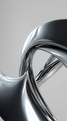 JPG 모양 편집이미지 디자인 조각 백그라운드 곡선 조형물 반사 금속 그림 질감 이미지편집 AI컴퓨터그래픽 AI콘텐츠 선 재질 미술 파일형식