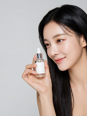 JPG 편집이미지 손 여자 건강 관리 뷰티 화장품 체험 상품 셀프카메라 피부 스킨케어 의료성형뷰티 피부톤 세럼 편집실사 AI인물포토 AI콘텐츠 컨셉 사람 신체부위 사진촬영 CG 파일형식 AI포토