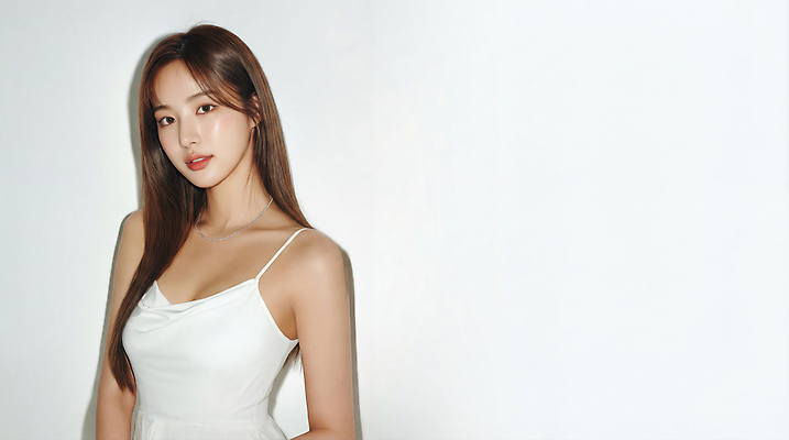 JPG 모델 편집이미지 여자 패션 벽 포즈 실내 미소 카메라 사진촬영 촬영 모던 뷰티풀 의료성형뷰티 스타일 편집실사 AI인물포토 AI콘텐츠 표정 사람 내부 전자제품 CG 파일형식 AI포토