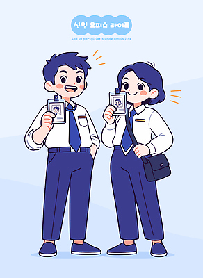 응시 여자 남자 백그라운드 일러스트 모션 직장 표정 정장 일상 비즈니스라이프 사무실 업무 작업 비즈니스맨 비즈니스우먼 동료 위치 신분증 증명서 국내일러스트 AI파일 라이프스타일 시선 옷 회사 비즈니스 관계 사람 라이프 직장인 파일형식 벡터