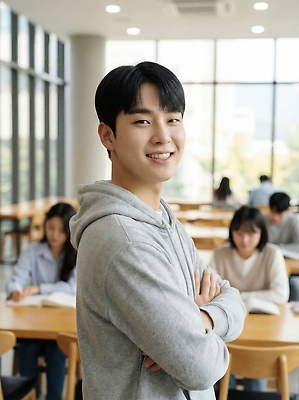 JPG 편집이미지 학생 교육 남학생 대학생 교실 실험 웃음 일상 책 학습 공간 집중 동료 클래스 의료성형뷰티 편집실사 AI인물포토 AI콘텐츠 남자 컨셉 학교 관계 표정 라이프 CG 파일형식 AI포토