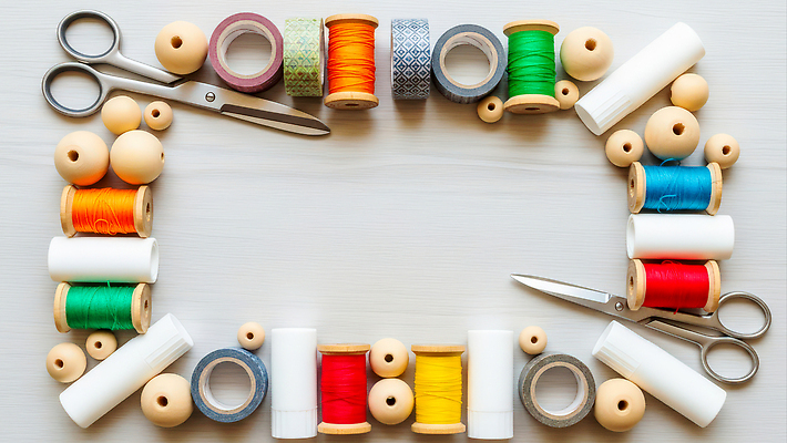 JPG 편집이미지 디자인 컬러 재료 프레임 도구 실 바느질 공예 배열 테이프 수공예 조합 창작 카피스페이스 편집실사 AI포토 AI콘텐츠 문구용품 취미 공백 CG 파일형식