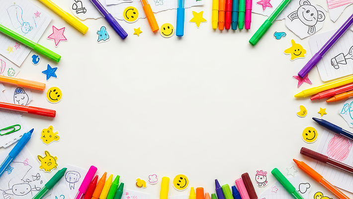 JPG 편집이미지 손글씨 별 종이 컬러 스티커 놀이 탁자 색연필 프레임 웃음 색칠 그림 크레파스 미술교육 카피스페이스 편집실사 AI포토 AI콘텐츠 자연요소 교육 가구 학용품 표정 미술 공백 CG 파일형식